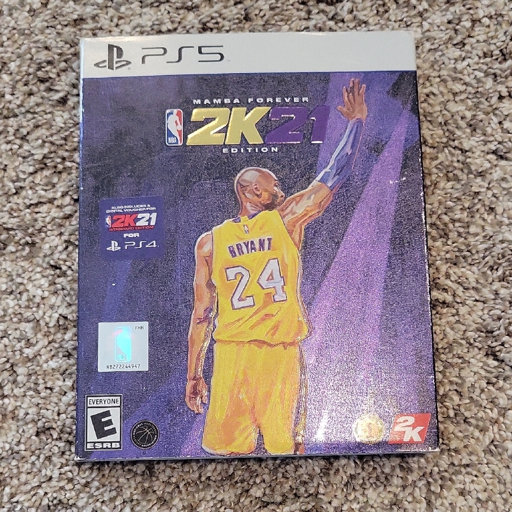 21 Mamba Forever Edition for PS5 - Purple and Yellow